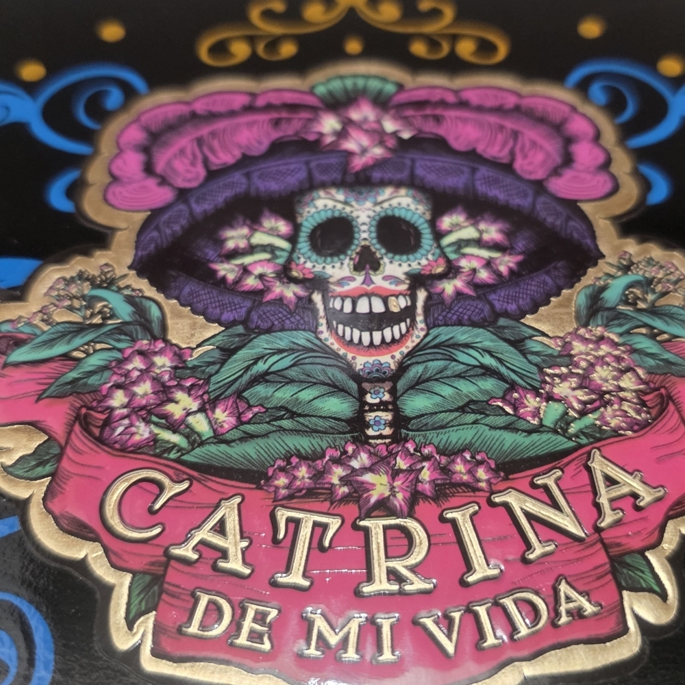 Catrina De Mi Vida Decorative Skull Empty Cigar Box. Amazing Craftmanship! Rare! - Picture 5 of 16